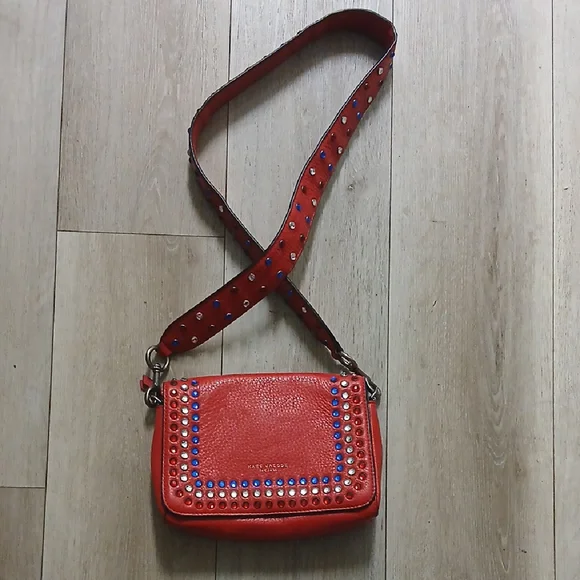 Marc Jacobs Bags Marc Jacobs Red And Blue Crossbody Bag With